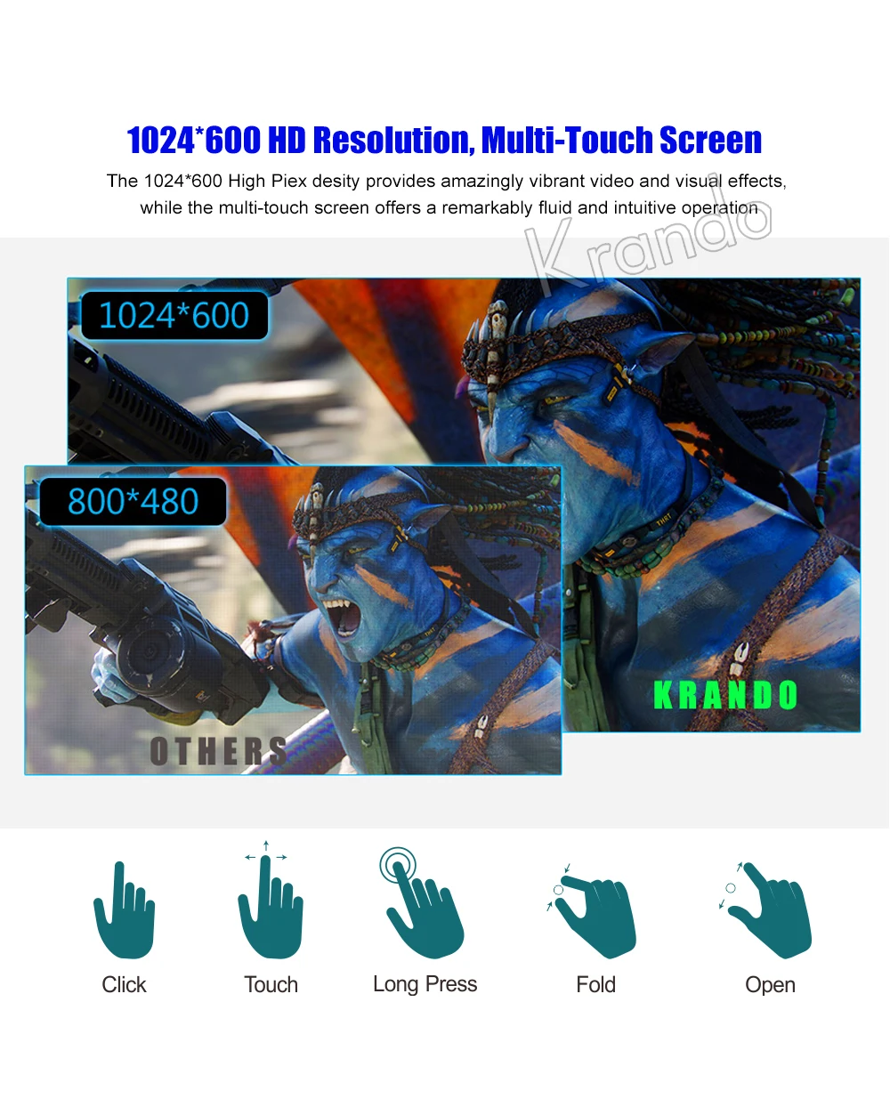 

Krando Android 8.1 10.1" IPS Big screen car multimedia system for HYUNDAI TUCSON 2015+ navigtaion player radio GPS wifi BT