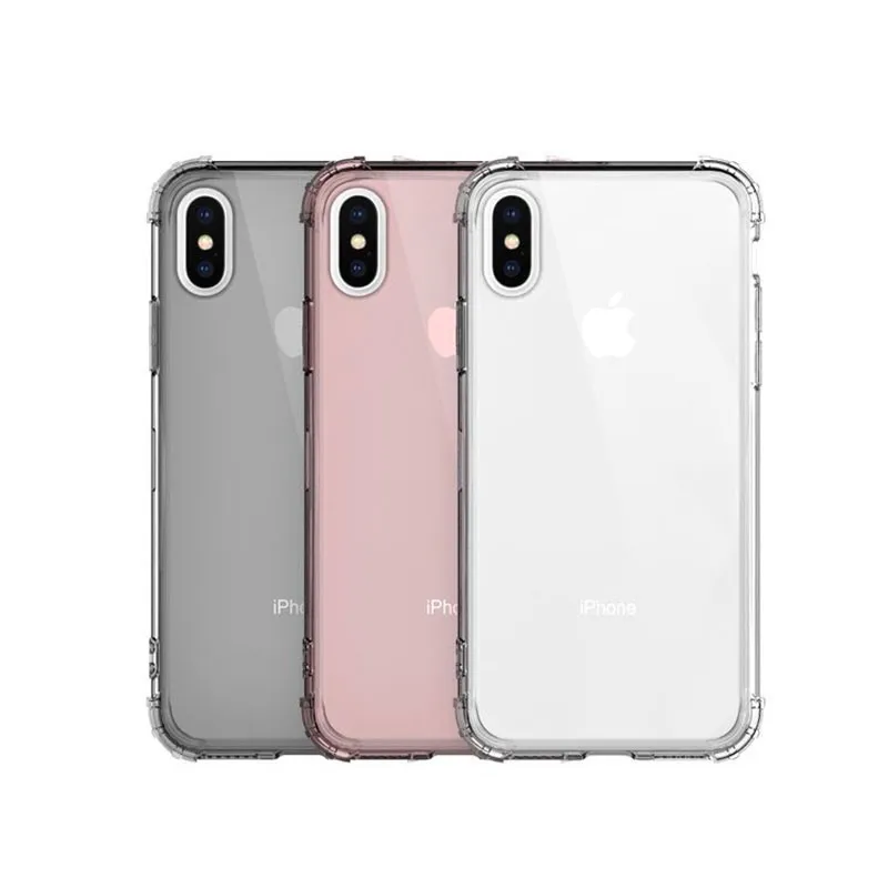 Роскошный противоударный прозрачный силиконовый чехол CHUYI для IPhone X XS XR мягкий