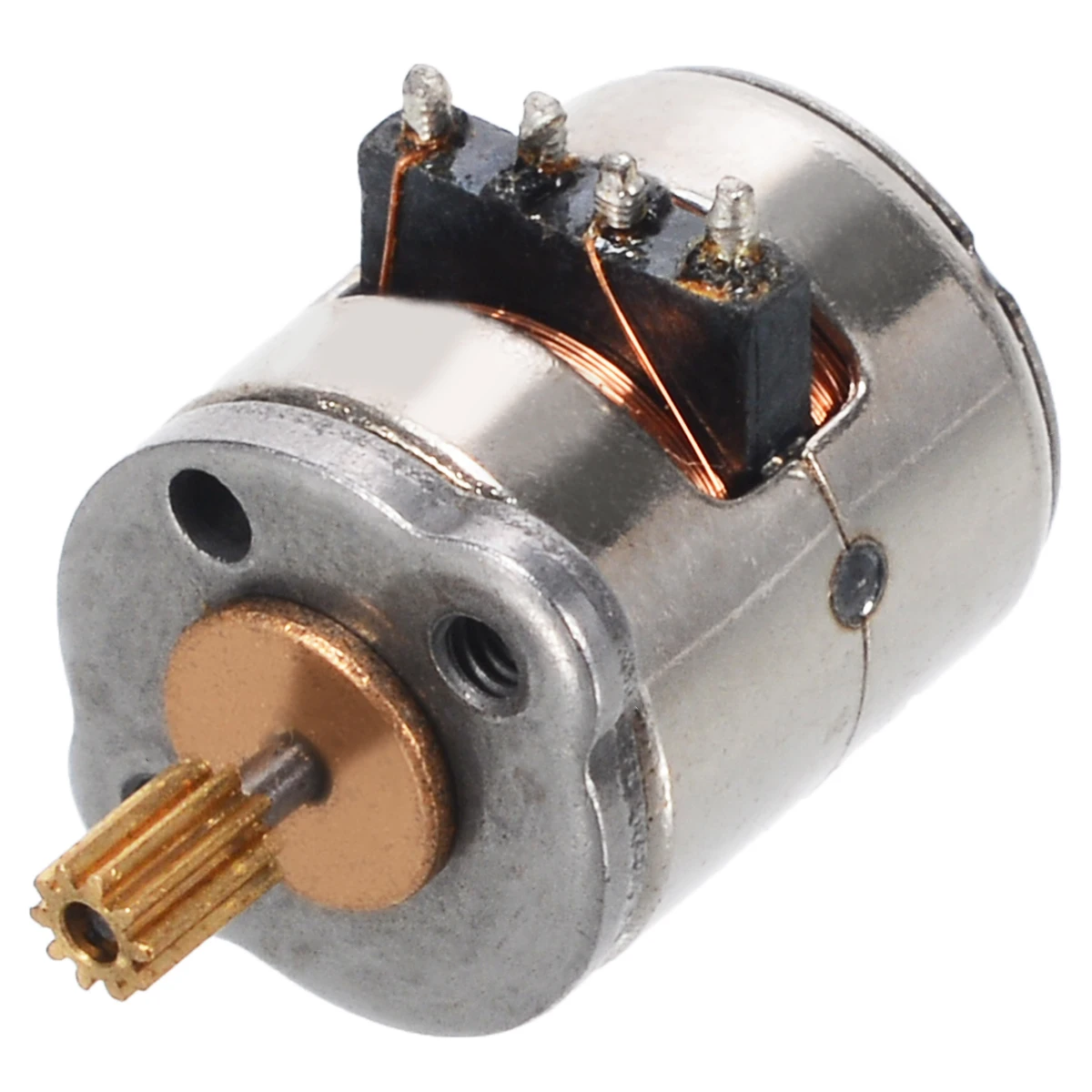 2 фазный 4 проводный Миниатюрный шаговый двигатель 8 мм с медным приводом для