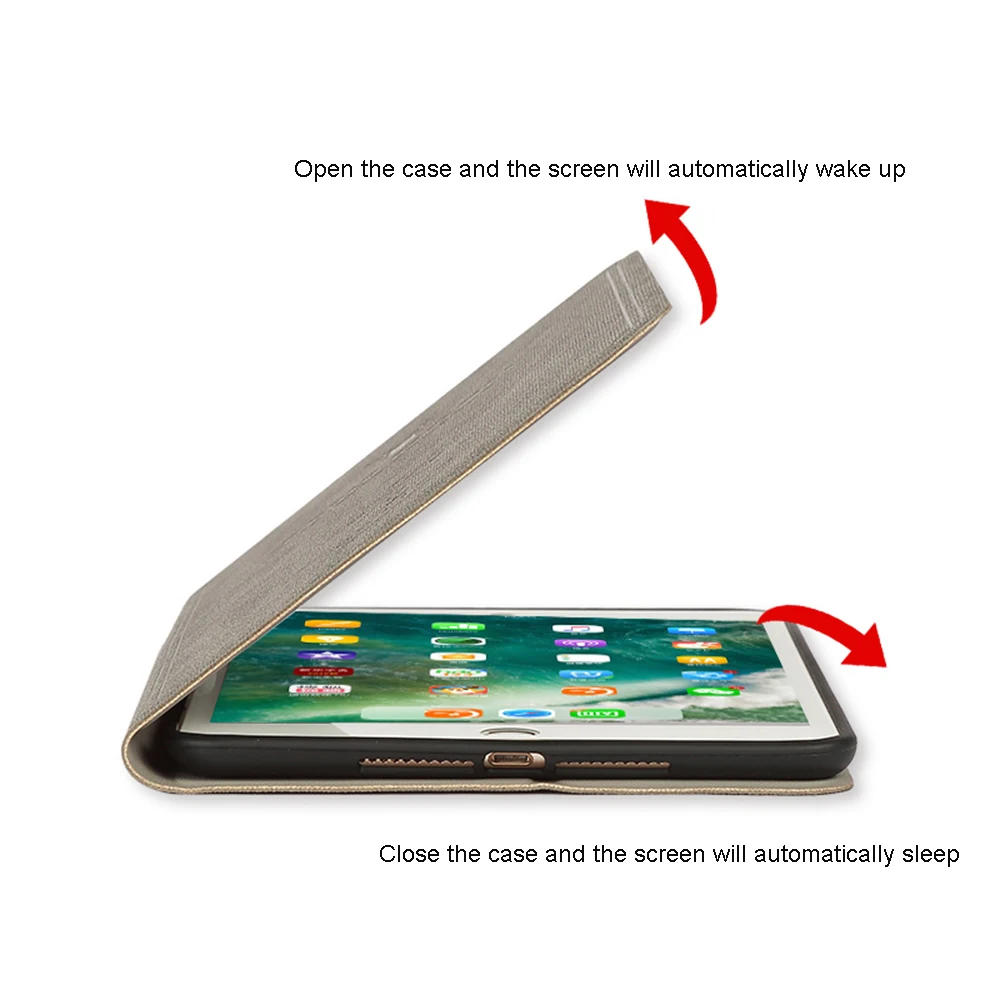 Серебряный силиконовый мягкий чехол для iPad Air2 9 7 дюймовый смарт из искусственной