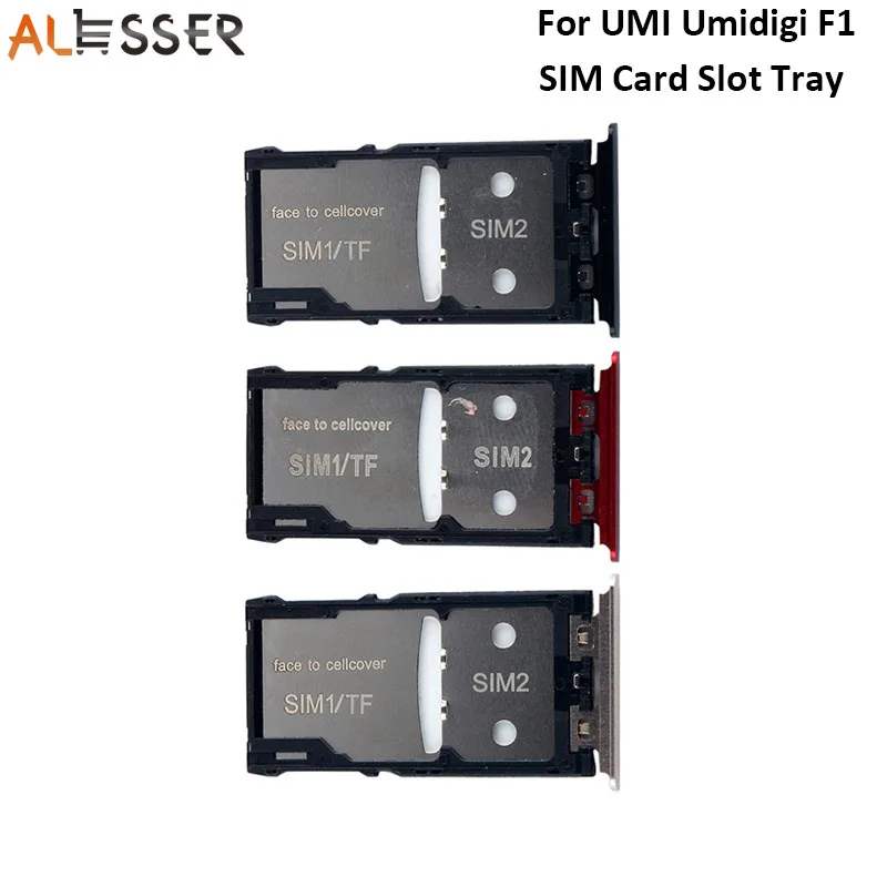 Alesser для UMI Umidigi F1 Play лоток со слотом сим карты в сборе крепежные части замена SIM