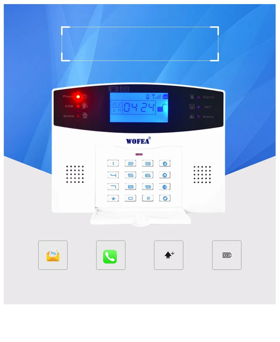106 Zone lcd GSM сигнализация с голосовой подсказкой двухсторонняя Интерком Домашняя безопасность burglarproof