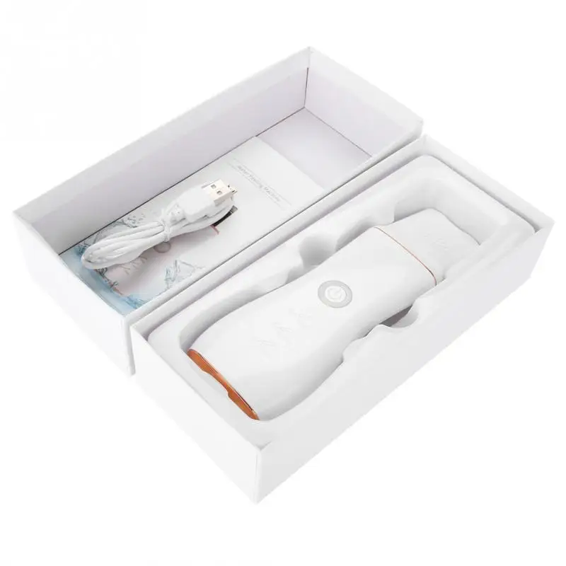 

Ultrasonic Ion Skin Scrubber Deep Cleansing Face Skin Cleaner Blackhead Removal Face Peeling Extractor Skin Device