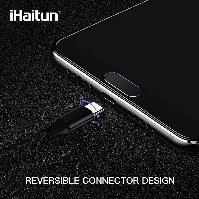IHaitun 2 шт. 5А Тип C USB кабель для huawei P30 Pro Honor 10 3 1 зарядное устройство Шнур данных