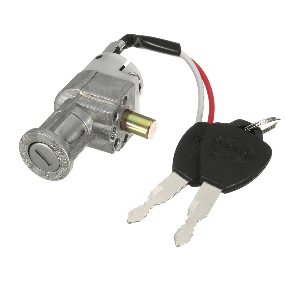 Универсальный Аккумуляторный мини замок с 2 ключами для мотоцикла