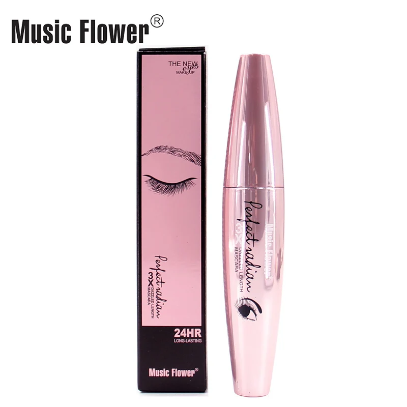 Тушь для ресниц Music Flower 4D волоконных и шелковых водостойкая тушь Rimmel 3D плотных