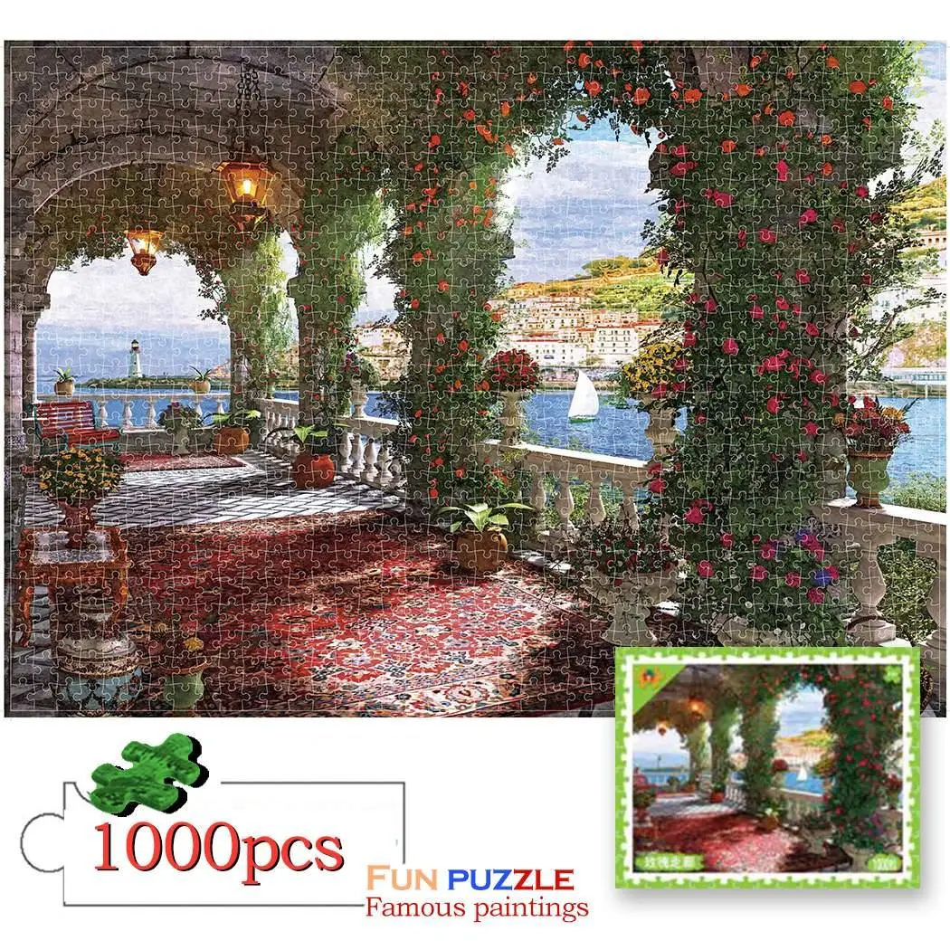 Пазл adulte 1000 штук пазл пейзаж домашний декор для детей развивающие игрушки