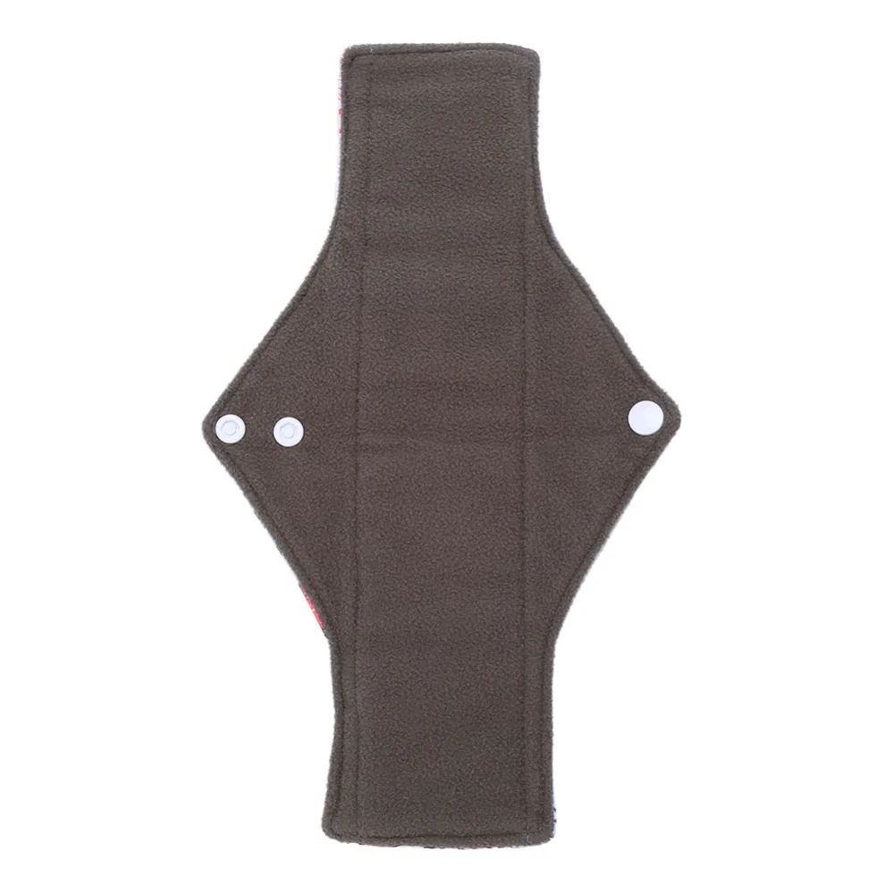 Многоразовая Женская Бамбуковая ткань из древесного угля менструальная