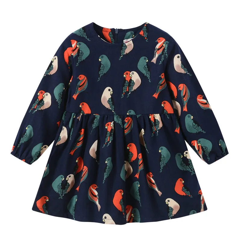 2019 Summer Children's Casual Dresses 2 3 4 5 6 years Kids Print Party Dress Baby Girl Birthday Vestidos For Girls Clothes | Детская