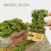 miniature simulation tree model bush diorama military scene material chariot camouflage net railway train layout