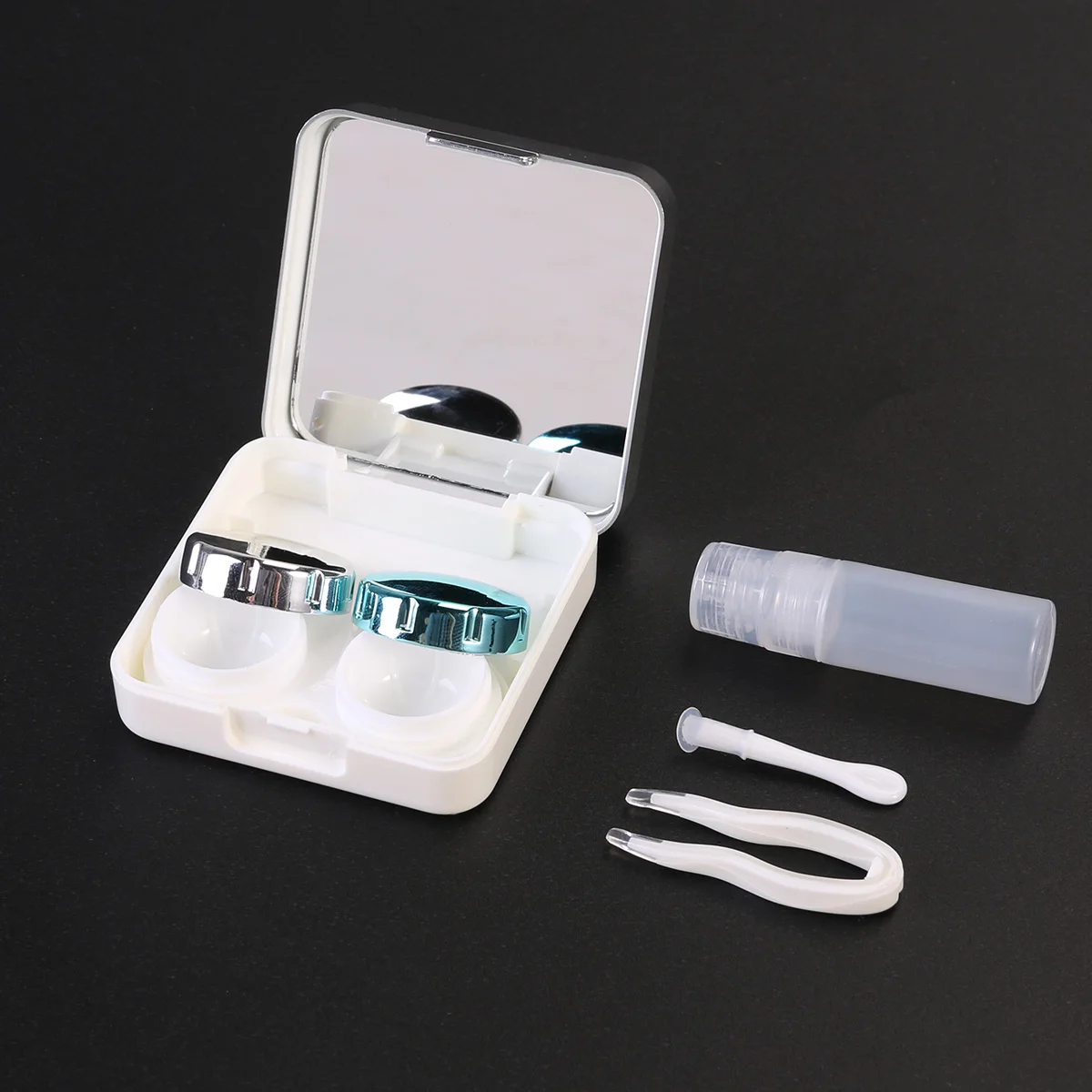 Мини Путешествия простой контактный объектив коробка контейнер держатель