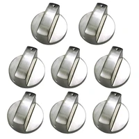 8 pcs 6mm metal silver gas stove cooker knobs adapter oven switch cooking surface control locks cookware parts replacement