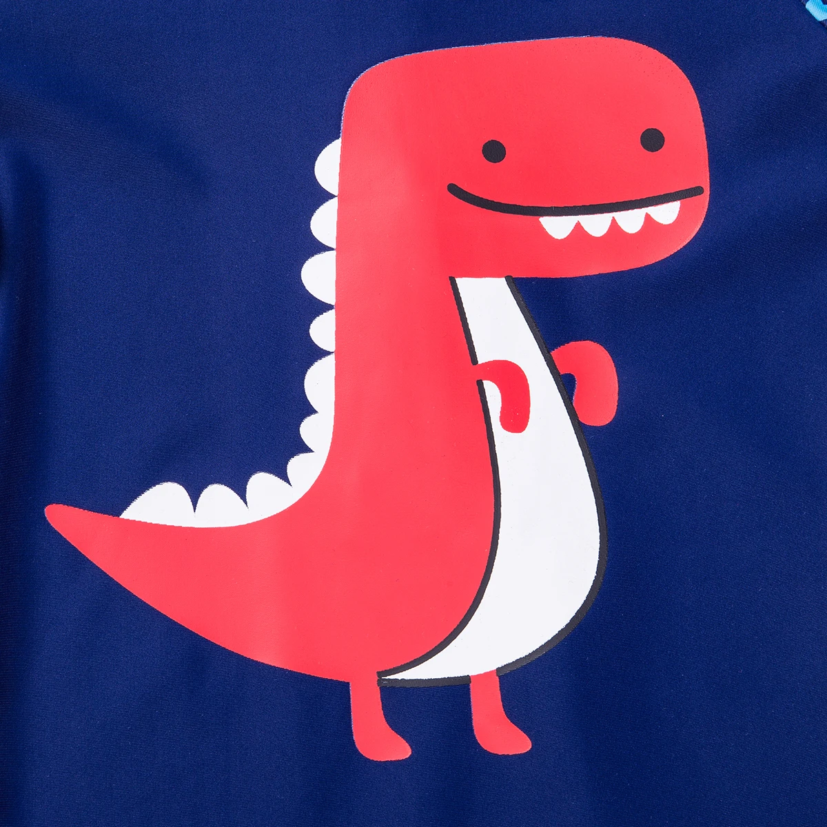 Купальник для маленьких мальчиков солнцезащитный костюм с принтом динозавра +