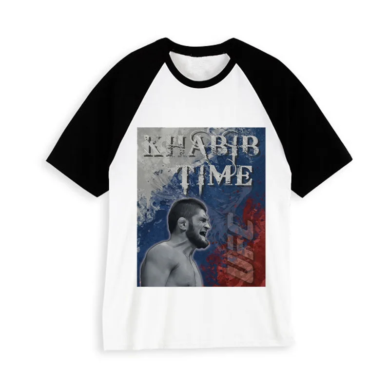 Горячая Распродажа Khabib Nurmagomedov Мужская/женская футболка с принтом на заказ