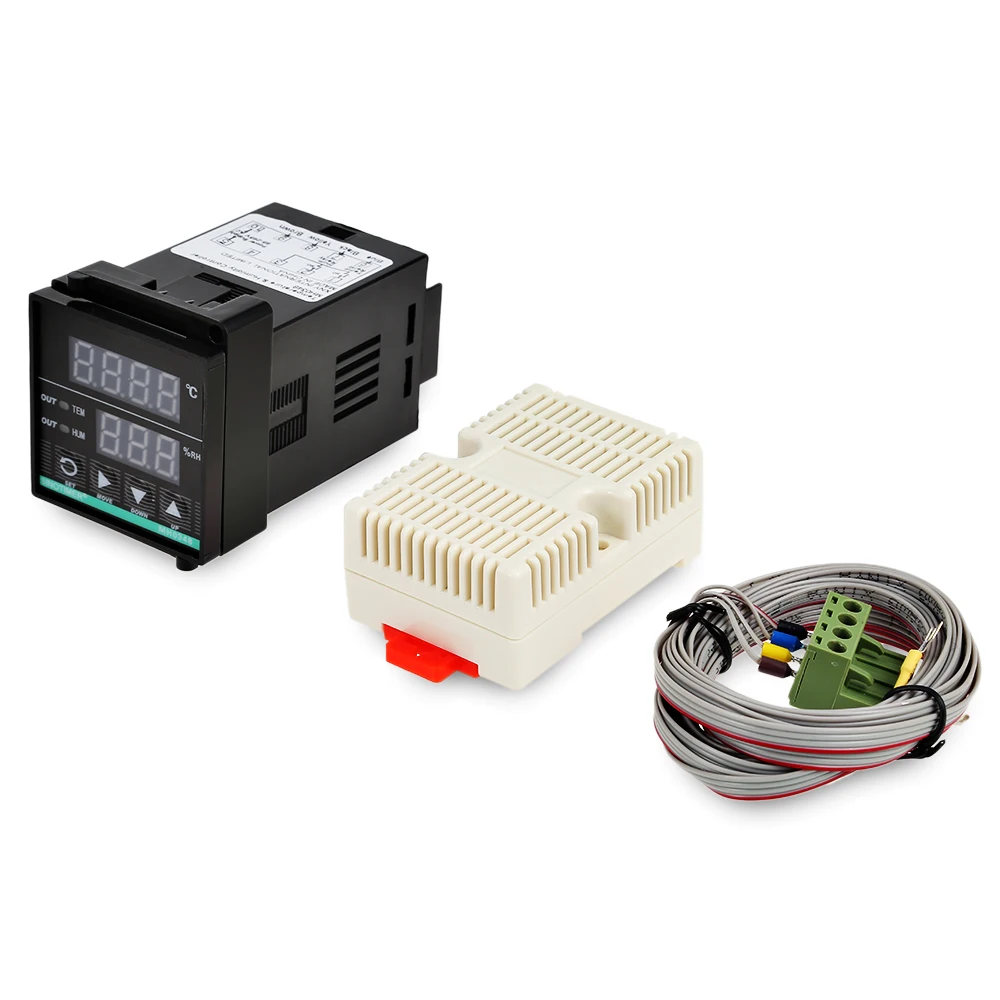 AC 100-240 V Интеллектуальный инструмент контроля температуры и влажности для