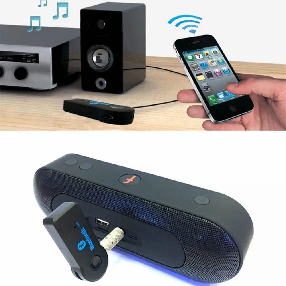 Bluetooth AUX мини аудио приемник передатчик 3 5 мм разъем громкой связи Авто