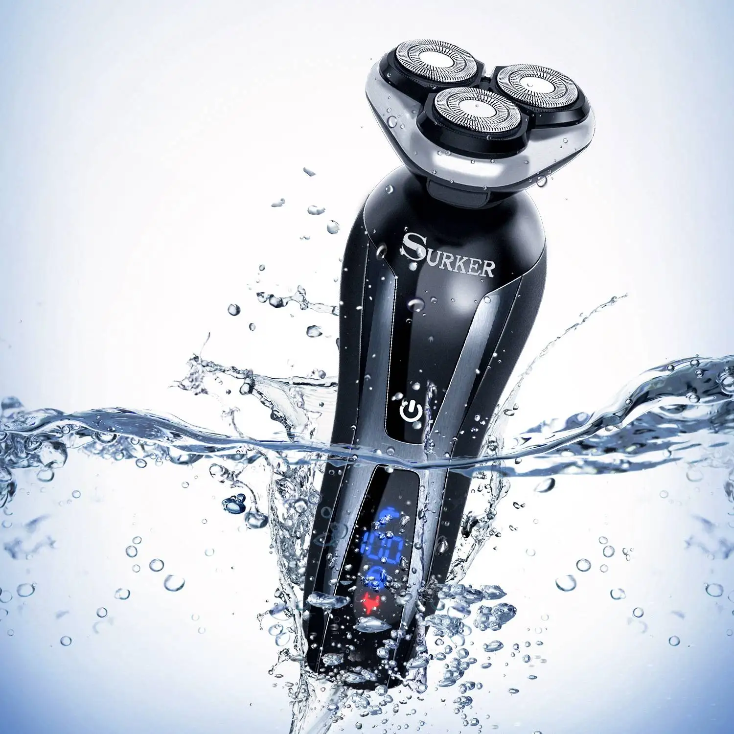 Surker Rscx9588-04 Мужская 4D электробритва 4 в 1 триммер для бороды Аккумуляторная Бритва