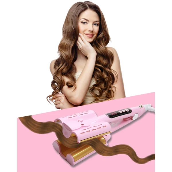 Щипцы для завивки волос Ufree керамические тройные щипцы с тремя трубками глубокая