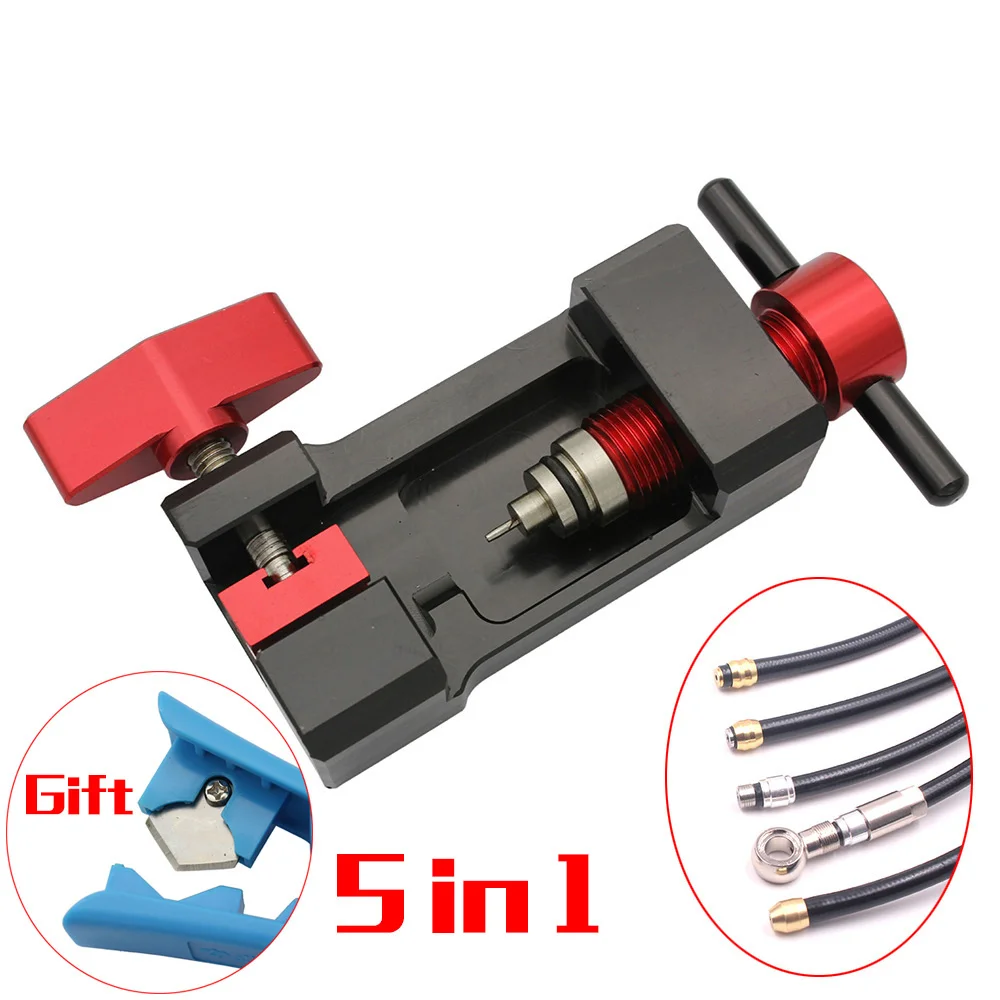 

multifunction bicycle repair tools mtb Hydraulic Disc Brake hose Olive Connector Insert suit set For Shimano Tektro Avid Hayes