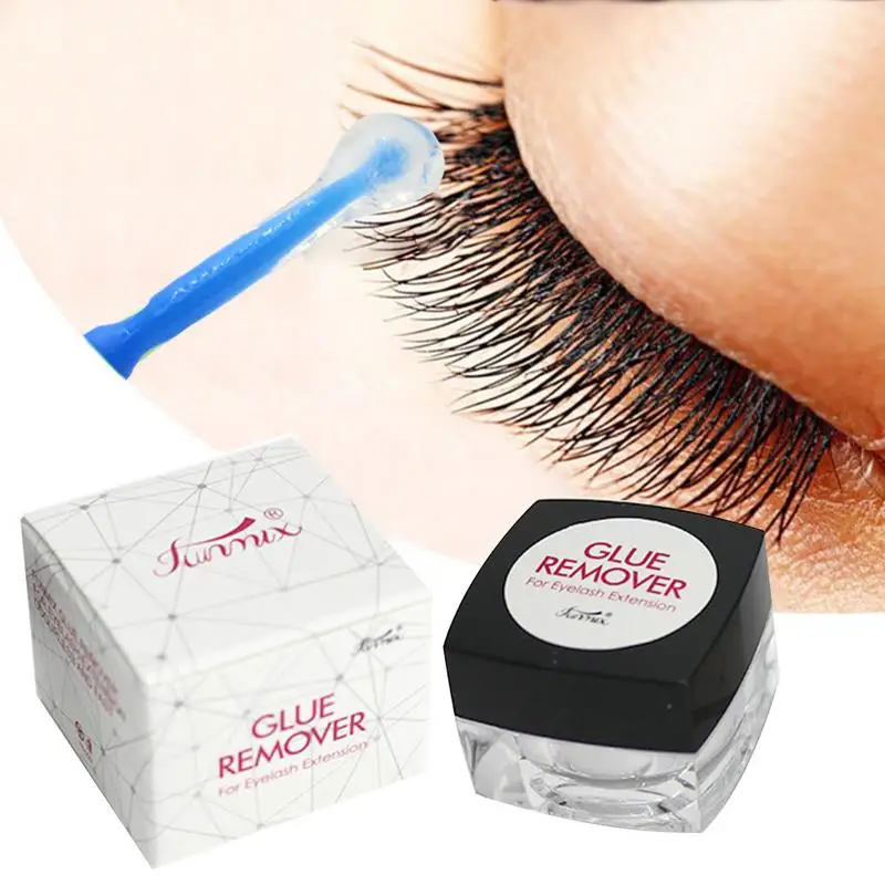Средство для снятия клея наращивания ресниц прозрачный гель средство с запаха