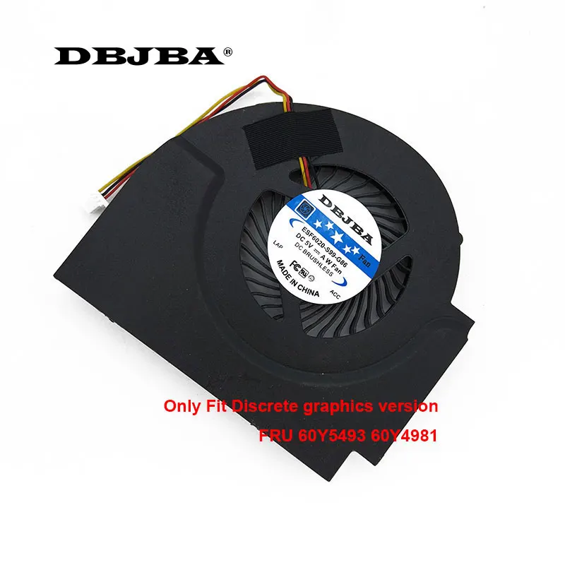Вентилятор ЦП для Lenovo Thinkpad W510 FRU 60Y4981 60Y5493 13. V1.b4160.f. GN GC055010VH A вентилятор ноутбука