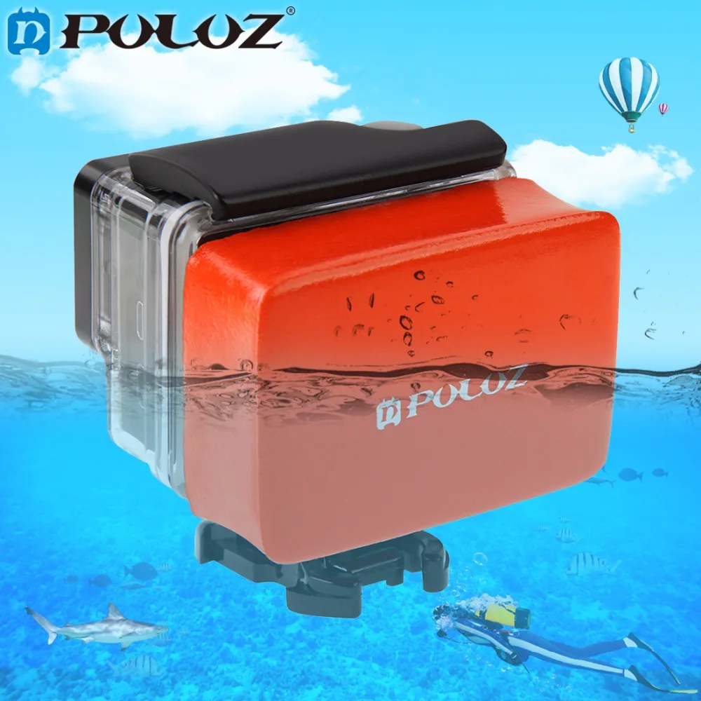 Puluz For Hero Accessories Float Floaty Box Block Buoy Sponge Adhesive Anti Sink Sticker Water Sports Cameras | Электроника