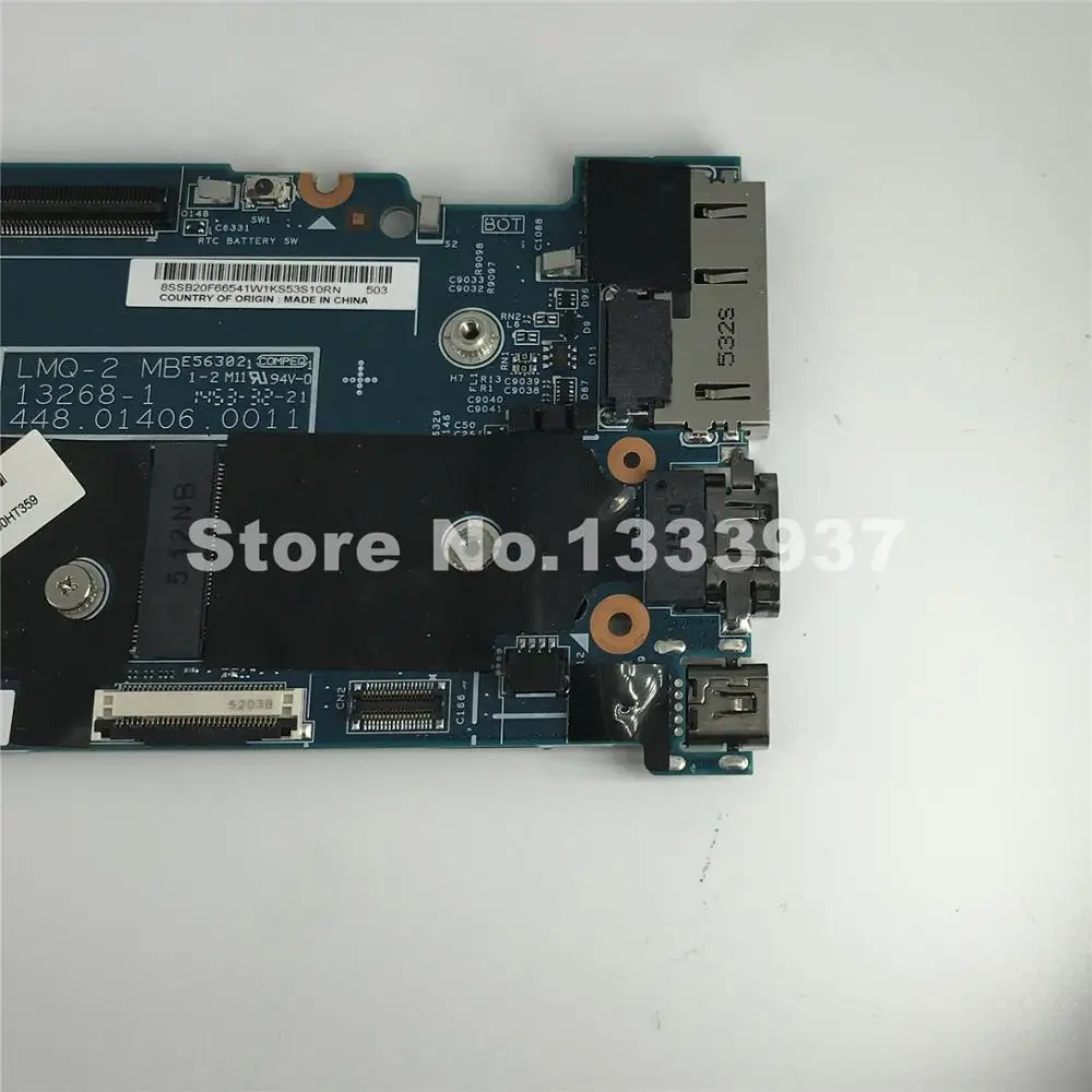 Для lenovo thinkpad X1 углерода x1c Материнская плата ноутбука 00HT359 I5 5300U 8G RAM LMQ 2 MB 13268 1