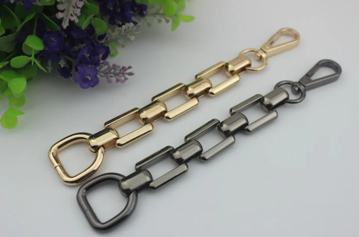 

6pcs/lot Luggage Hardware Accessories Metal Strap Accessories High-grade Alloy Chain Bag Straps Shoulder Chain And D Button