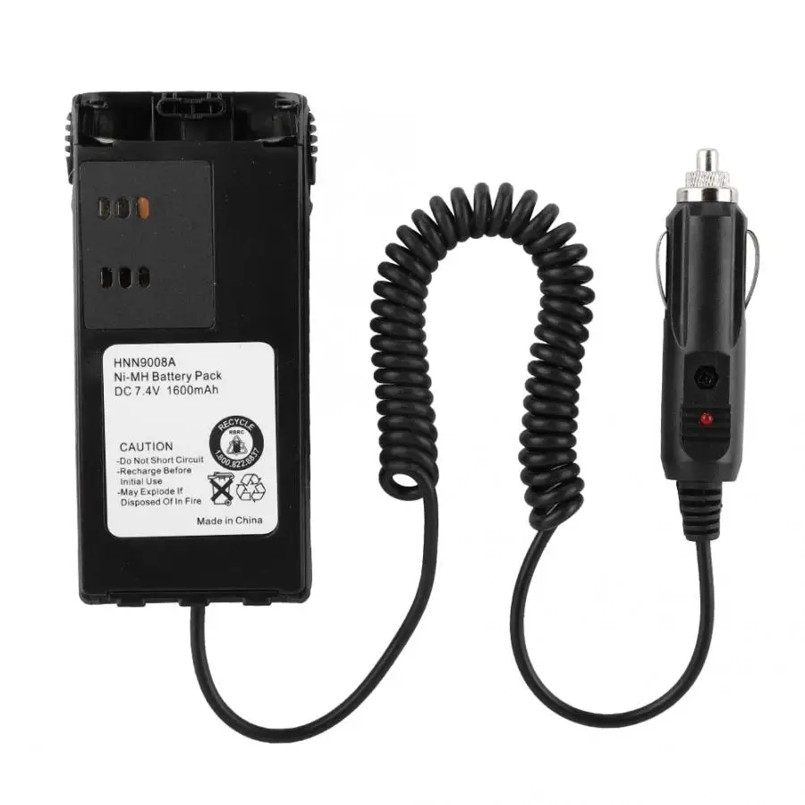 Автомобильный адаптер для устранения аккумулятора рации Motorola HNN9008 GP320 GP328 GP338 GP340