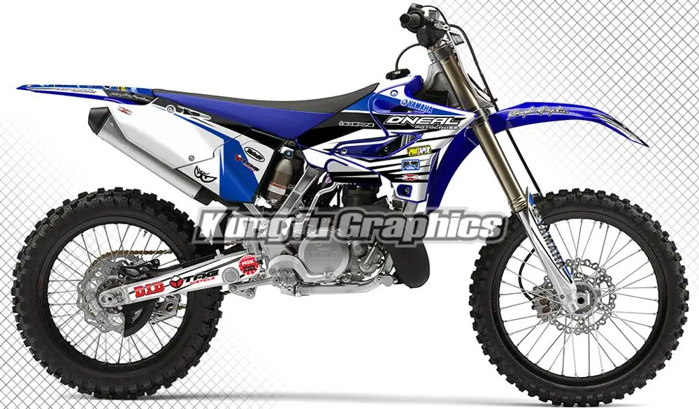 Кунг фу графические Наклейки на заказ дизайн для YZ 125 250 YZ125 YZ250 YZ250X 250X WR125 WR250 2015 2016