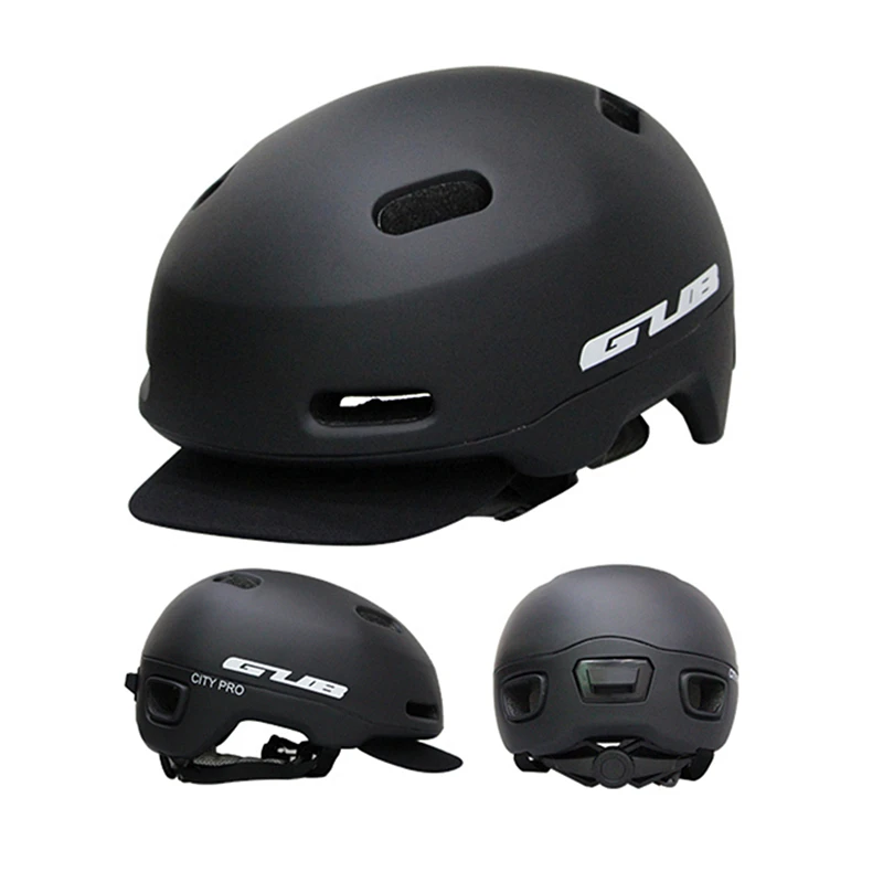 

High Quality GUB Ultralight Cycling City Bike Urban Folding Bicycle Helmet BMX Skating Fixed Safe Cap Integrally-molded Helmets