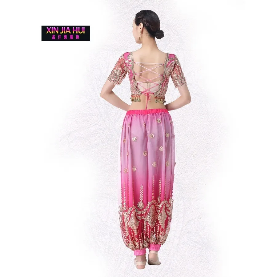 India Sari Oriental Clothing Adult Woman New Pattern Sexy Belly Dance Show Serve Suit Bellydance Costume Bollywood Carnaval |