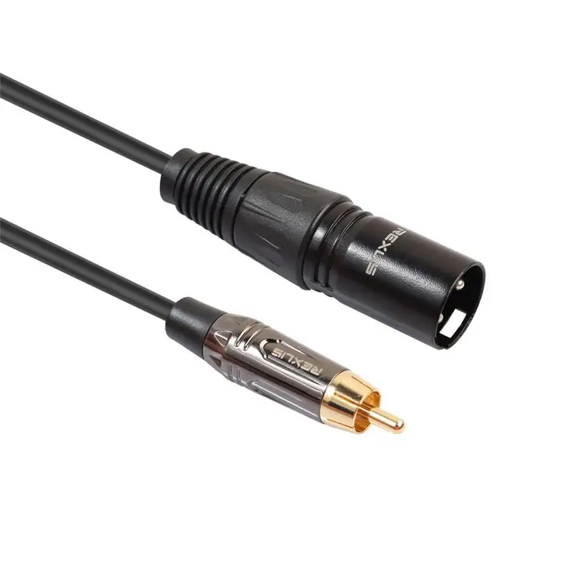 3Pin XLR штекер в один RCA аудио свинец/сигнал/патч линия Mic миксер кабель конвертер| |