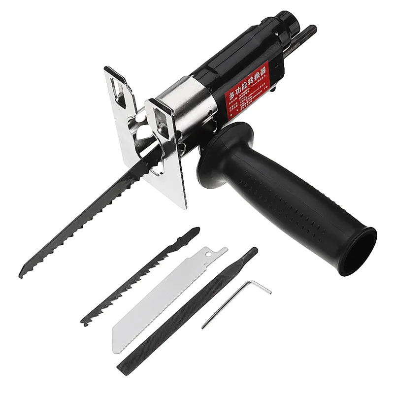 Durable Reciprocating Saw Attachment Change Electric Drill Into Jig Metal File for Wood Cutting | Инструменты