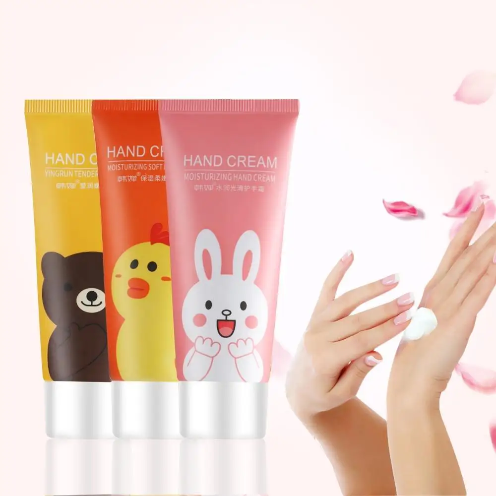 Новый Экстракт ухода за кожей мультфильм отбеливающий крем для рук увлажняющий
