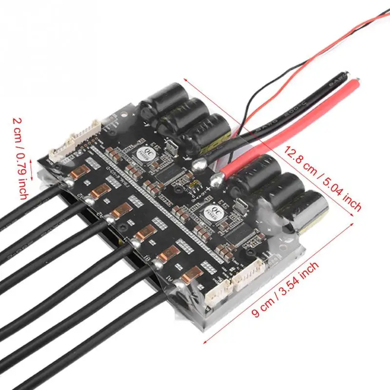 Двойной ESC 6 200A для детей от 3 до 12 лет электронные Скорость контроллер с Алюминий