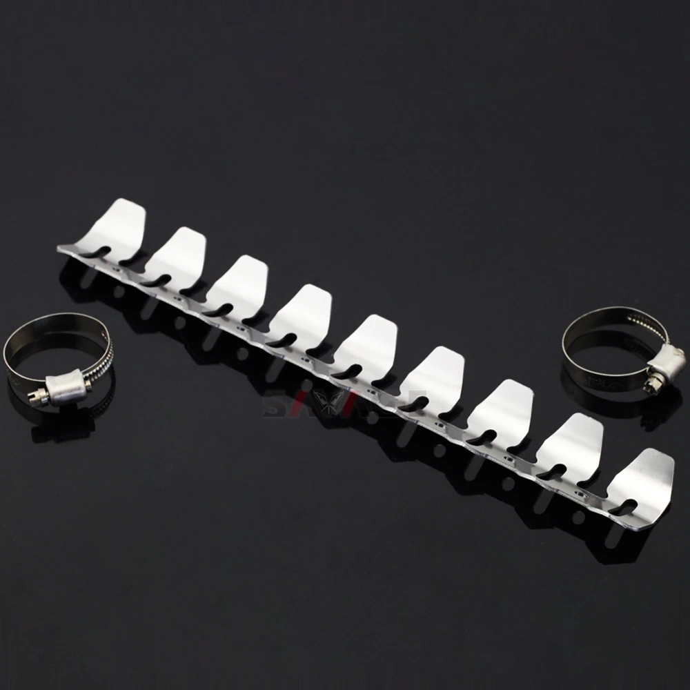 Защитный экран для выхлопа мотоцикла Honda Crf250l Crf250r Crf250x Crf450x Crf450r 2005 2019|Накладки и