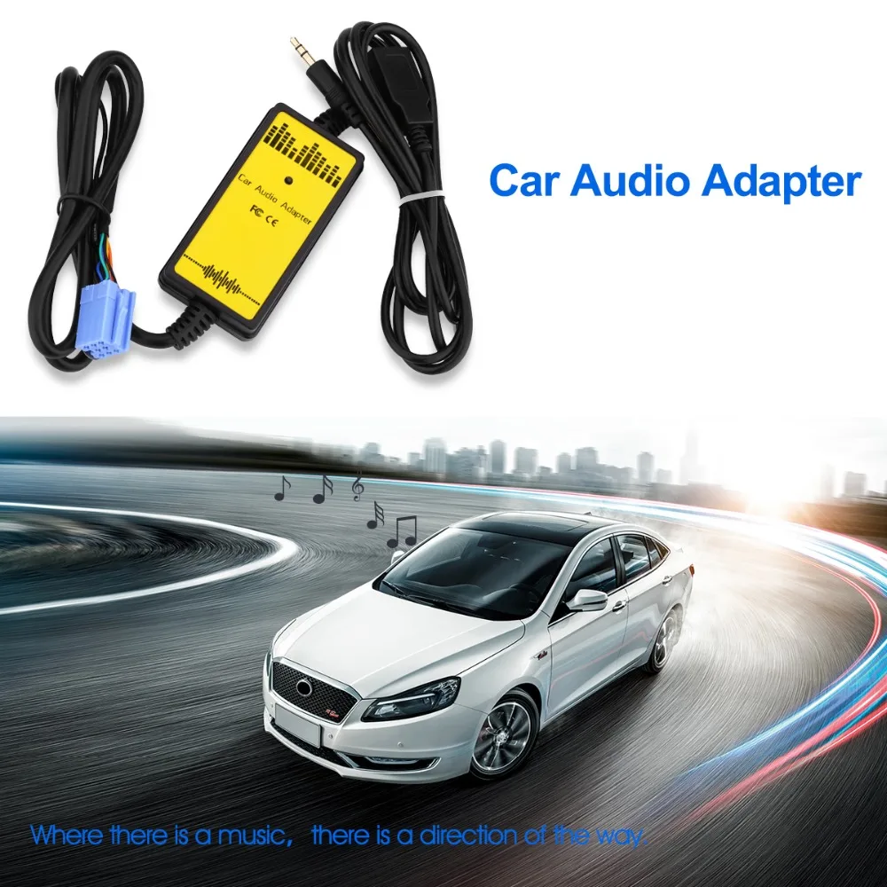 Автомобильный Usb адаптер Mp3 аудио Sd Aux кабель для передачи данных подключение
