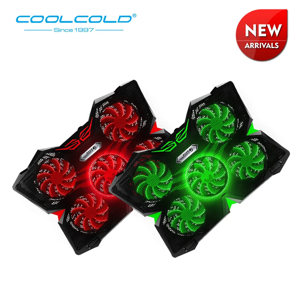 Охлаждающая подставка COOLCOLD для игрового ноутбука пять вентиляторов