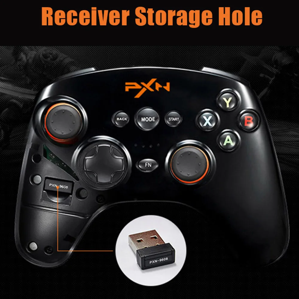 PXN 9608 2 4 ГГц беспроводной Bluetooth V4.0 игровой контроллер геймпад Съемный корпус