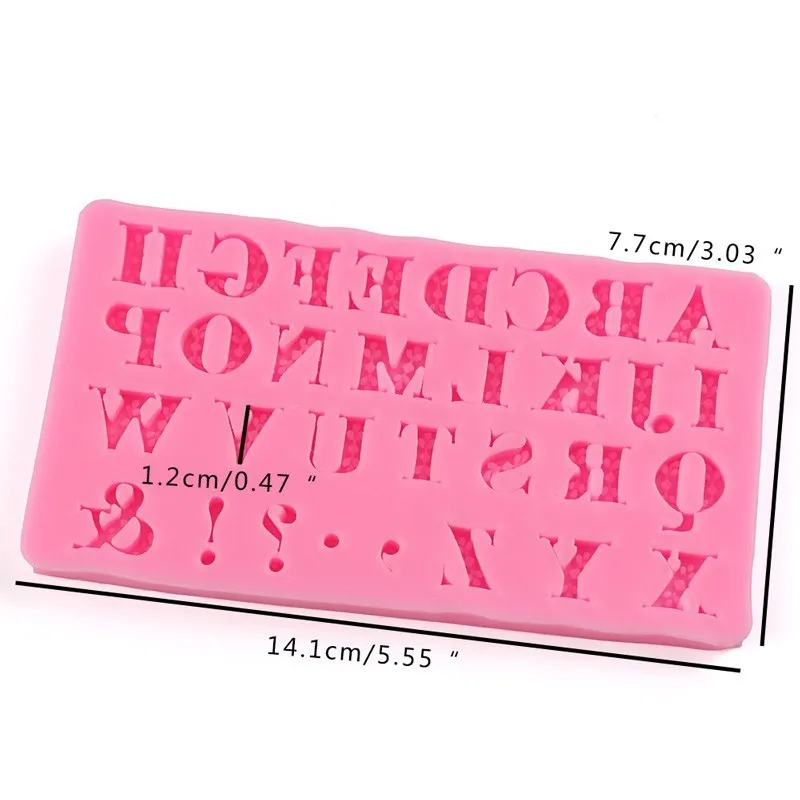 Помадка формы буквы силиконовые DIY украшения торта инструменты Кондитерские