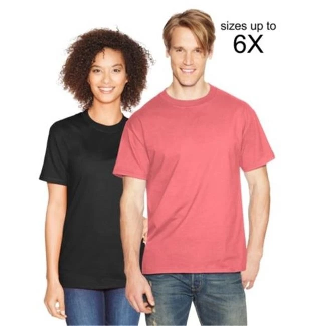 Hanes 78715866969 5180 Beefy T взрослый Футболка с коротким рукавом розовый 2XL| |