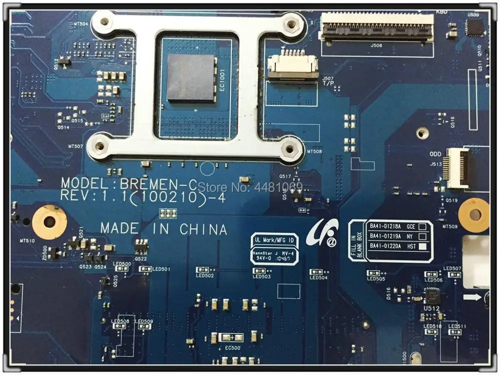 Для Samsung NP R540 ноутбук BA41 01218A 01219A 01220A Материнская плата ноутбука HM55 DDR3|Материнские