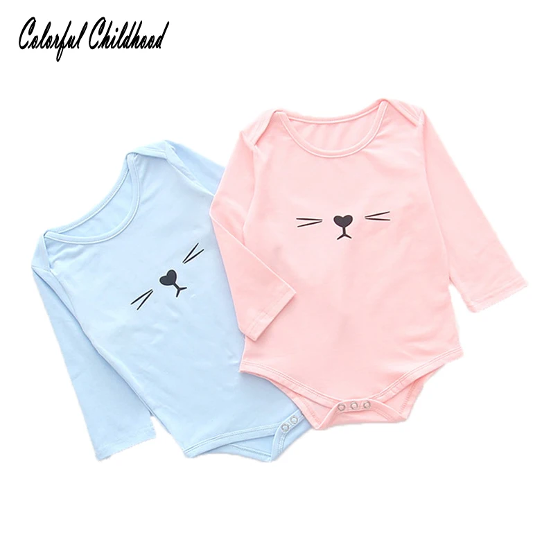 

Soft breathable newborn baby romper Spring autumn cartoon puppy design long sleeve jumpsuit toddler boy/girls overalls children