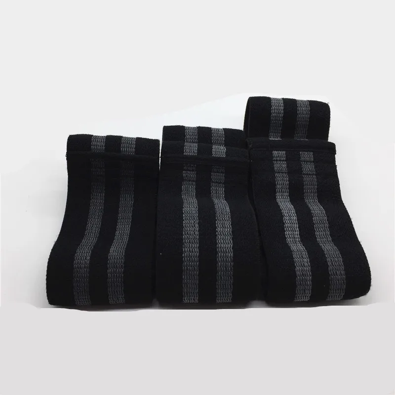 Высокая устойчивость хип круг полосы анти скольжения Фитнес Черный Браслет для