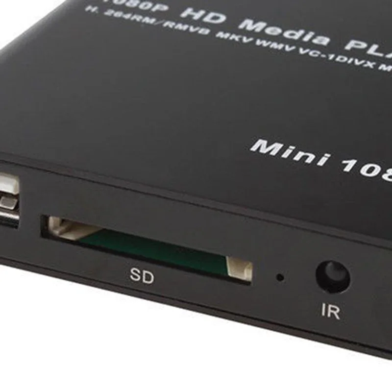 Мини HD 1080P SD USB мультимедийный плеер для HDMI/AV/MMC MKV AVI Blue ray фильмов с европейской