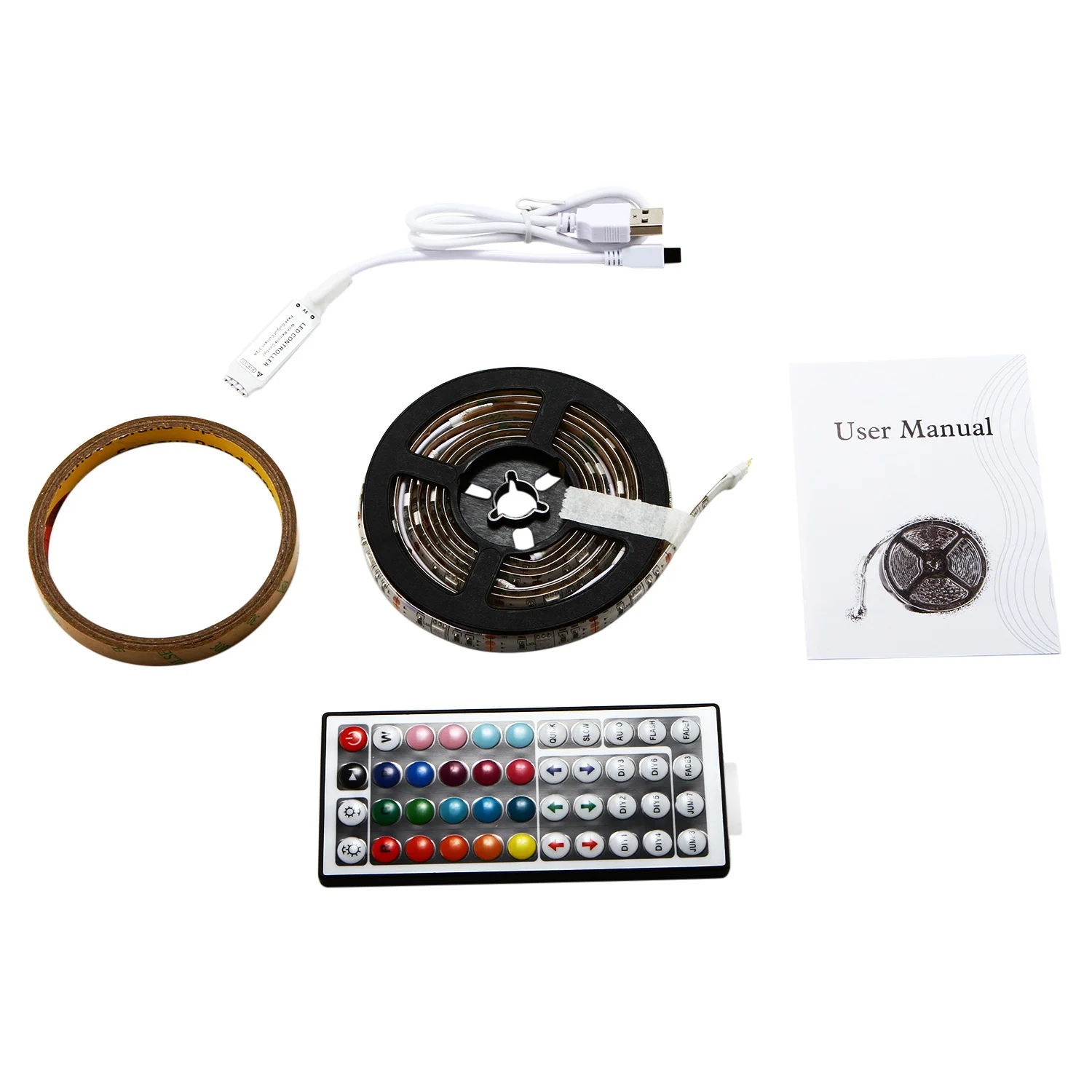 Rgb Led Strip Lights Tv Backlight 2M/6.6Ft 5050 Flexible With Remote Waterproof Light For Lcd | Лампы и освещение