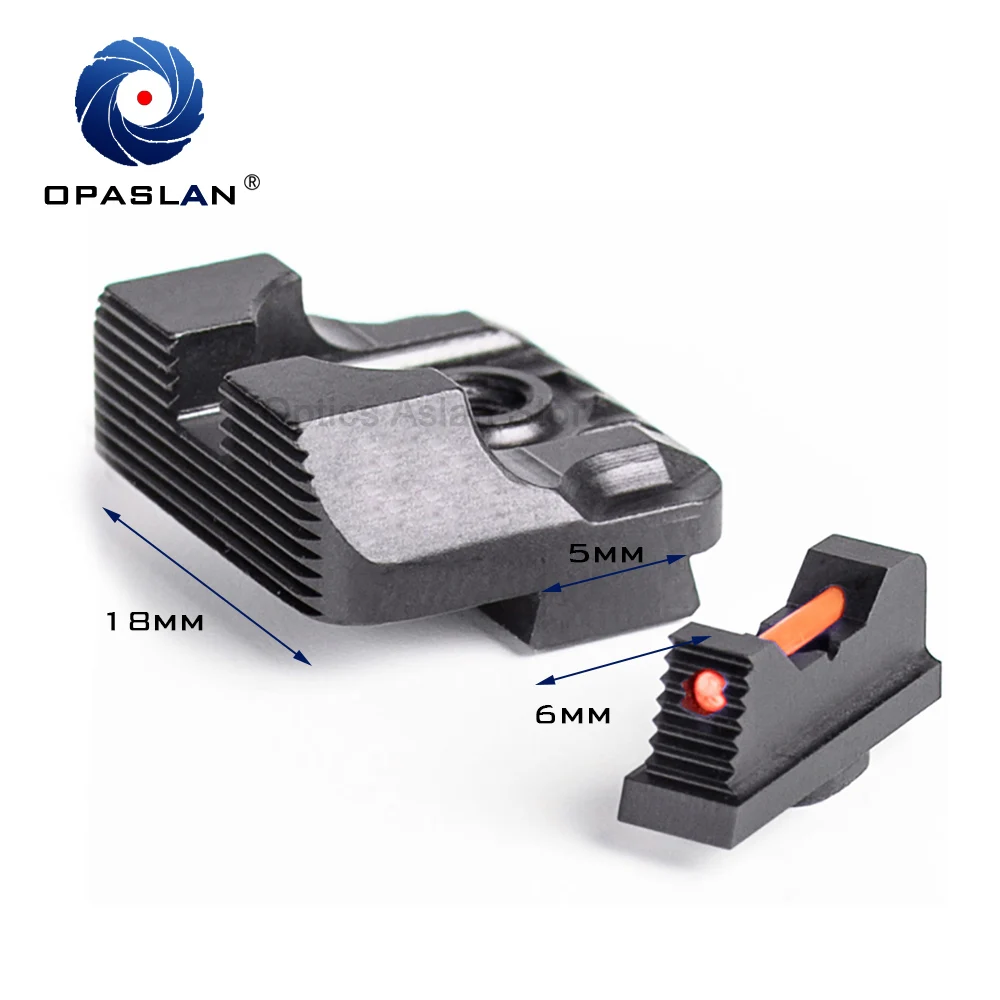 Glasvezel вид спереди/Achter Combat Glock Sight v3 Zwart voor Glock|Оптические прицелы| |
