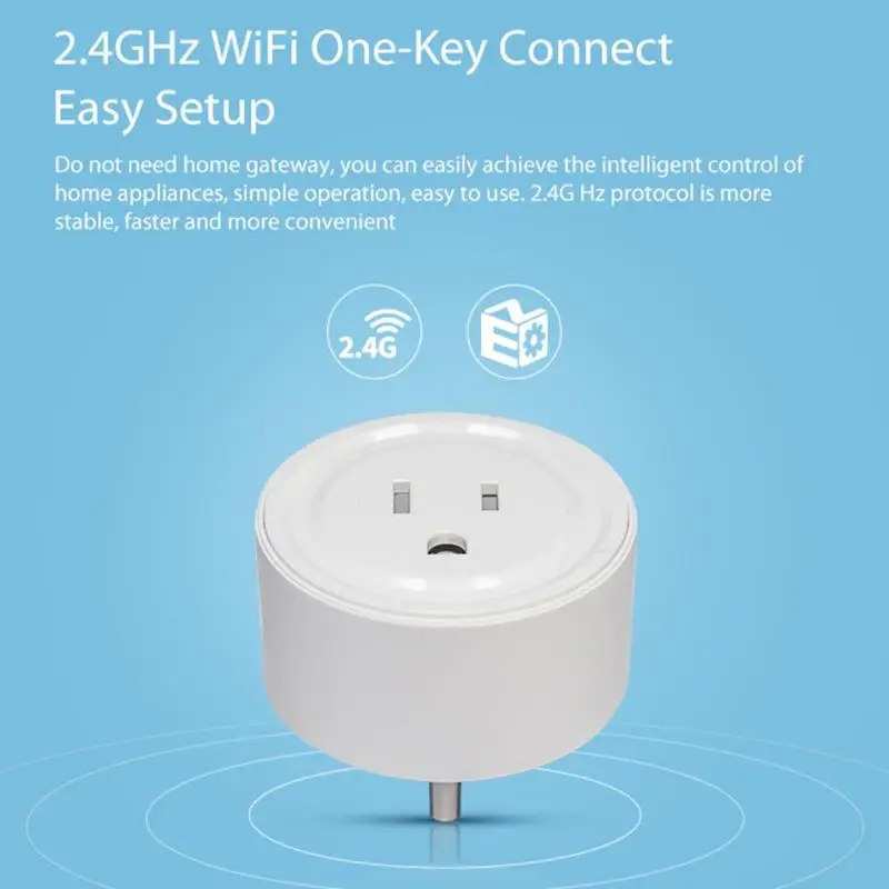 Новинка 2019 1 шт. умная вилка США WiFi розетка переключатель синхронизации