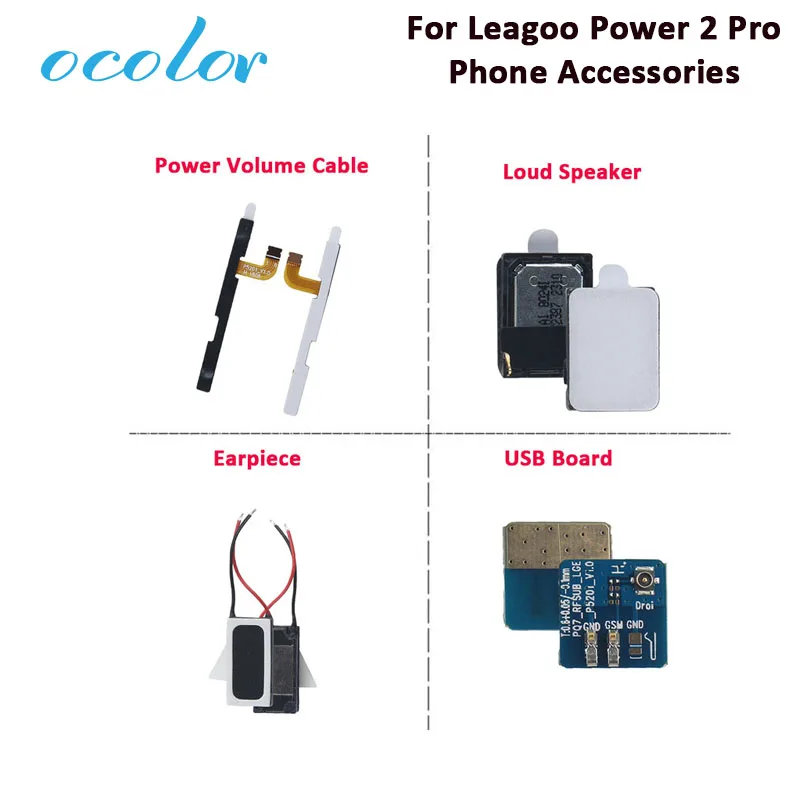 Ocolor для Leagoo Power 2 Pro USB зарядная плата наушники запасные части громкий